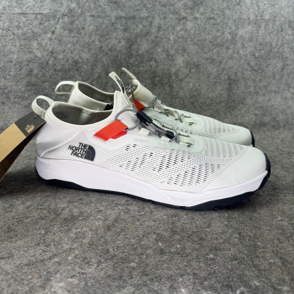 The North Face Platte Canyon Mens Sz 11 White Orange NF0A8AE3 Trail Sneakers NWT